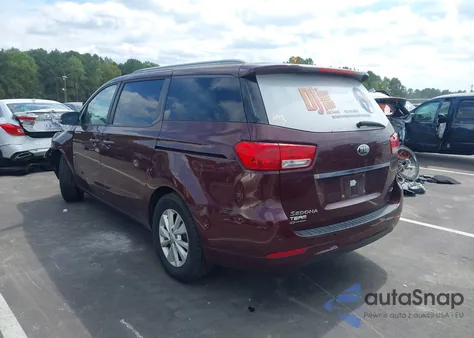 2017 Kia Sedona Lx из США, поврежденный, VIN KNDMB5C17H6282157